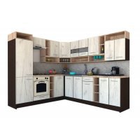 Bucatarie de Colt COSSY NEW ST. 230-260 Wenge / Decor K001